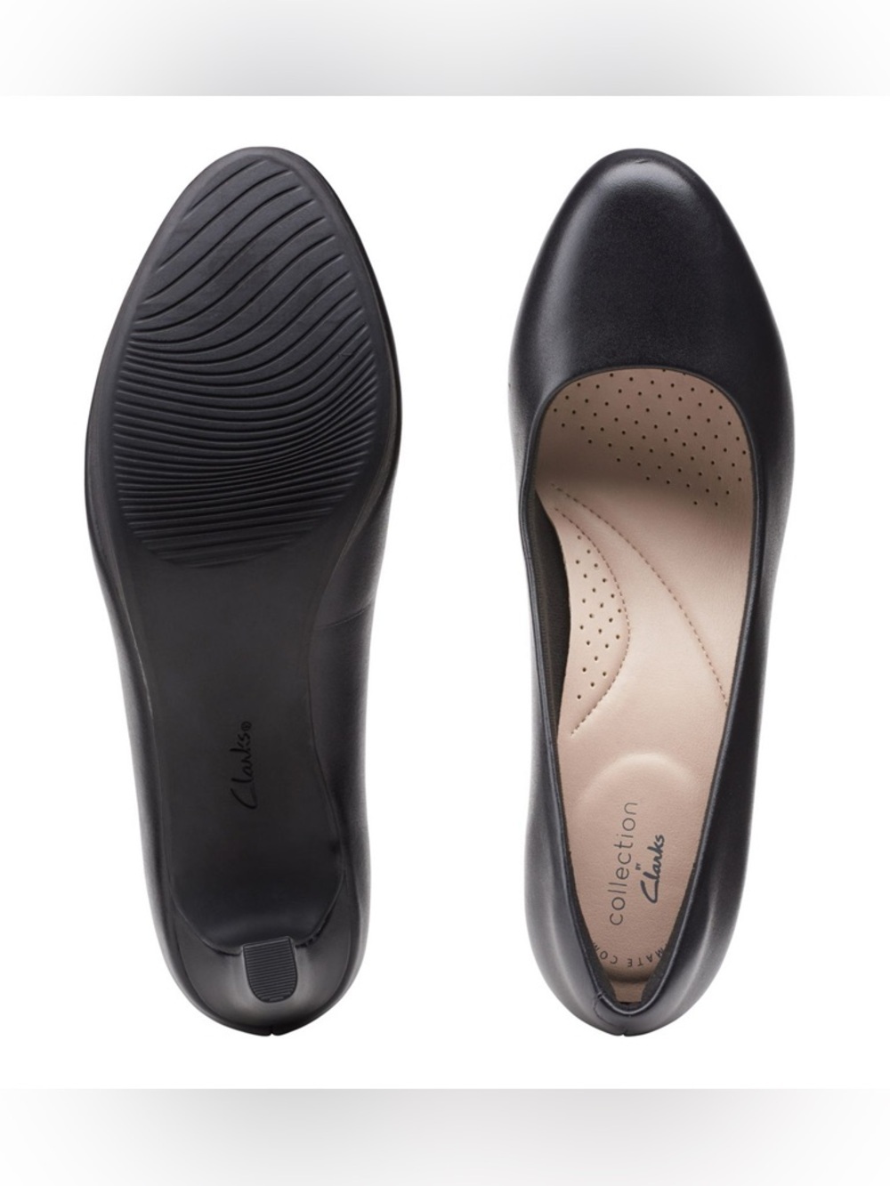 Clarks® Ambyr Joy Women's Leather Pumps size 10 - Picture 3 of 13